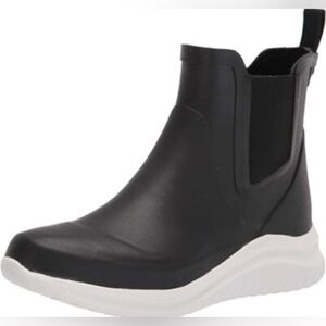 Chooka Black Rain Boots Size 10 | Waterproof Chelsea Style‎ Ankle Booties